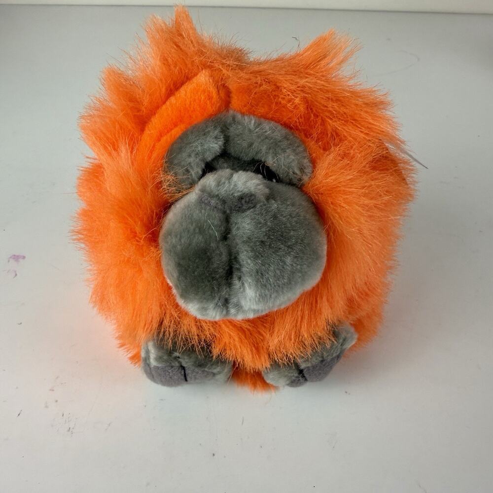 1994 Puffkins Omar the Orangutan Monkey Plush Stuffed orange tags 5in Vintage